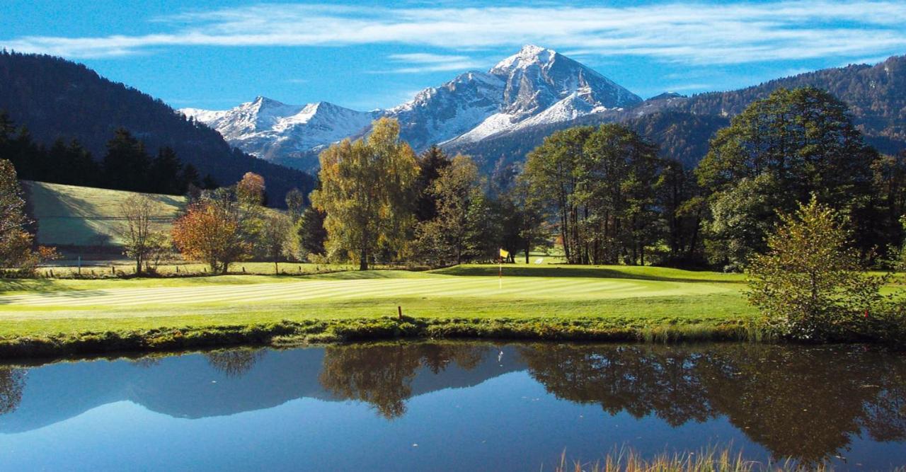 Hotel Seeblick Goldegg Bagian luar foto